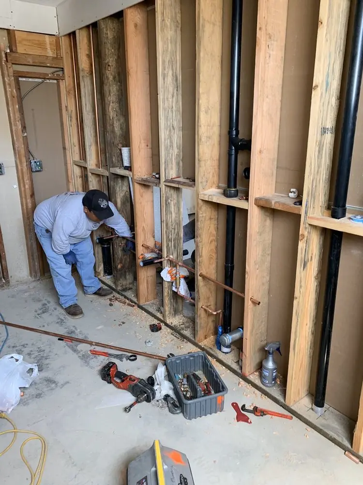 Commercial rough-in plumbing for Water Heater Replacement in Rockland